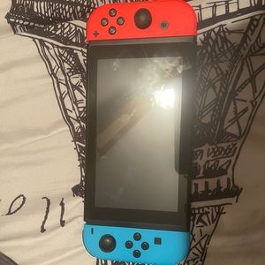 Nintendo Switch. Just the console. It works but will not include power cord.